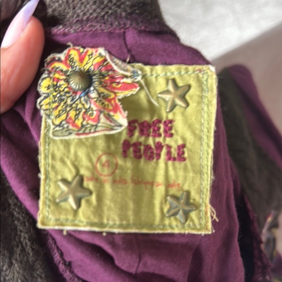 Free People Purple and Brown Dress - Picture 5 of 5